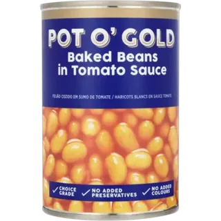 Pot O' Gold Baked Beans In Tomato Sauce 410g
